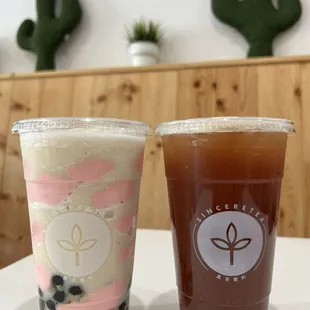 Jasmine milk tea cloud &amp; peony plum tea