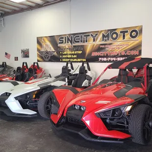 Different options like stick shift or automatic,  the rooftop or no rooftop, and of course the different colors.