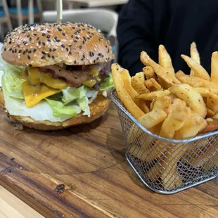 #5 - Classic Smash Burger with Bacon