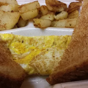 Breakfast Egg platter.