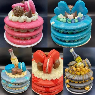 Macaron Cakes exclusively on SinfulTreats.net