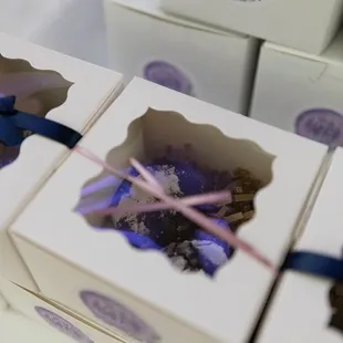 a variety of chocolates in boxes