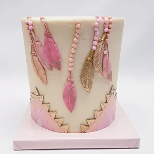 A pretty little Boho cake