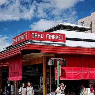 outside