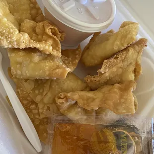 $10 for these rangoon but they were huge