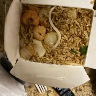 Shrimp fried rice