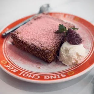 Pink HK French Toast With Starberry