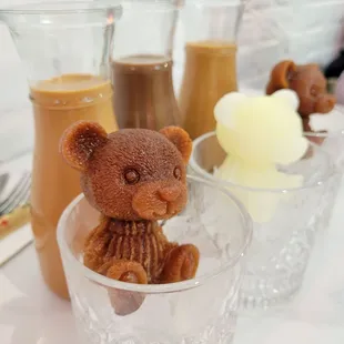 Bear drinks