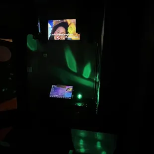 a video of a woman on a screen