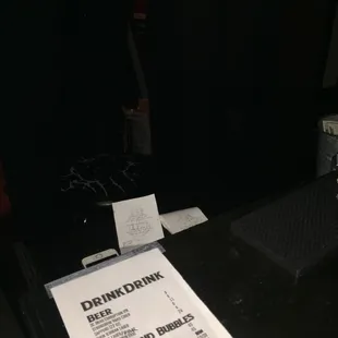 Waiting for the bartender