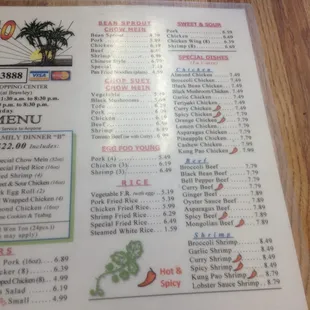 Menu part 3