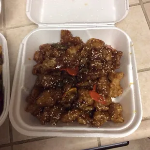 Orange chicken