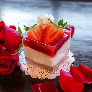 Celebrate Valentine&apos;s Day with this # New 2023 
Homemade Strawberry cheesecake !!!