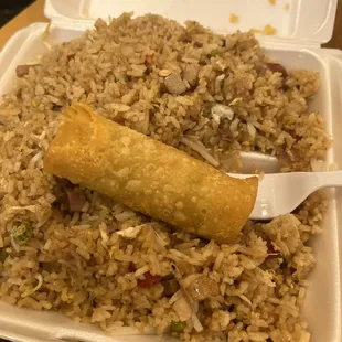 Eggroll, tasted more like what I would call a springroll