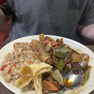 2x 24. Twice Cooked Pork Dinner Special