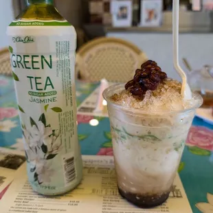 Green Tea and Chandol.