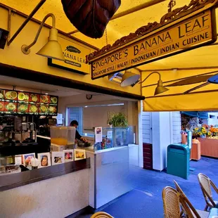 the interior of a restaurant