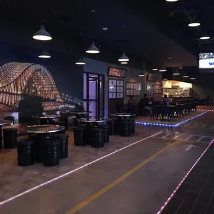 Cool late night hipster decor!