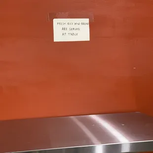 a sign on a wall