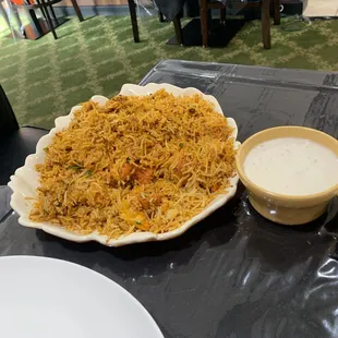 Chicken Tikka Biryani worth Raita sauce
