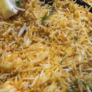 Hot Shrimp Biryani