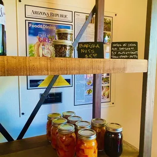 nuts and jarred foods for sale