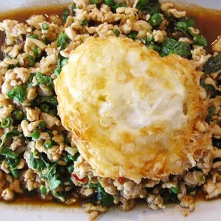 Ka Pow Gai Kai Dao