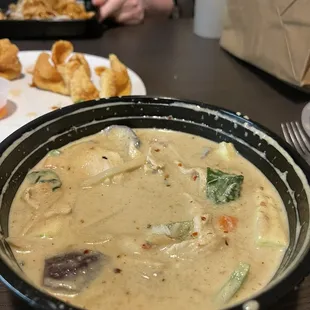 Green Curry, extra sauce