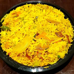 Vegetable Biryani (takeout order)