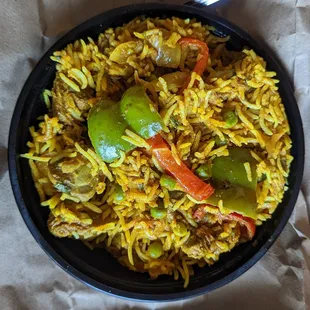 Lamb biryani