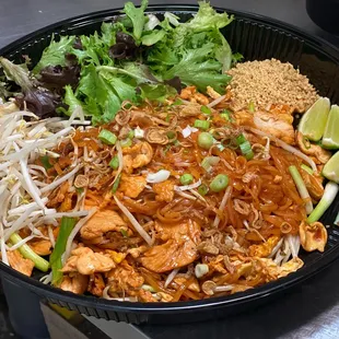 Mini Pad Thai Tray for lunch party (takeout)
