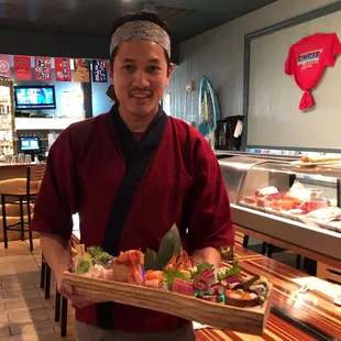 Sashimi Set at Single Fin Thai Food &amp; Sushi Restaurant (MP 10.5 Nags Head)
