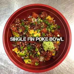 Poke bowl from LOCAL TUNA order online for takeout &amp; delivery at singlefinobx.com  order online  dinner  poke bowl