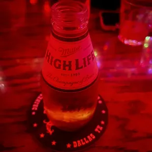 Miller high life!