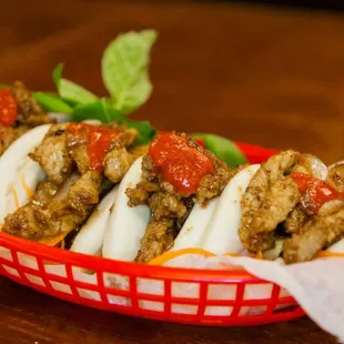 Korean BBQ Chicken Sliders