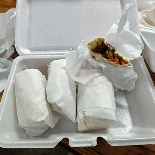 Korean Pork Wrap