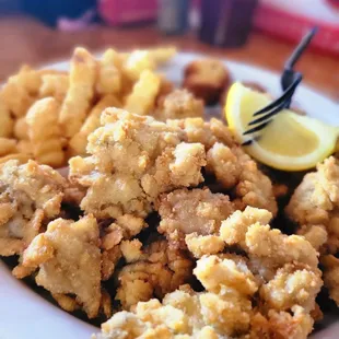 a plate of fried shrimp