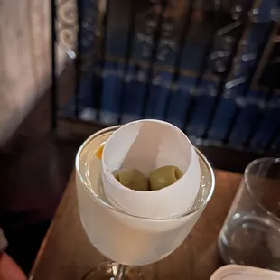 Salted egg yolk martini