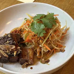 Pork Belly Papaya Salad