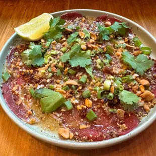 Tangy Thai Beef Carpaccio