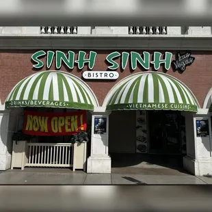 Front of restaurant