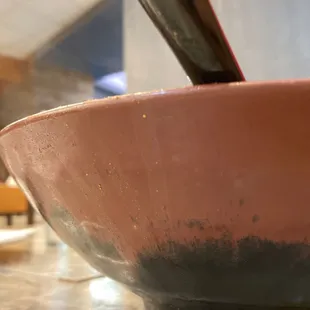 Dirty bowl