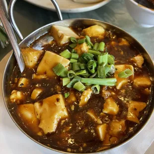 House Spicy Tofu With Minced Pork