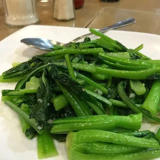 Yam Choy With Garlic