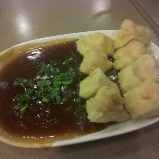 Crispy Fried Stuffed Tofu