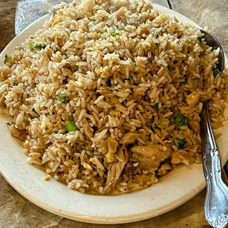 Chicken With Salted Fish Fried Rice