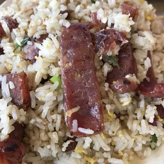 Chinese Sausage With Salted Fish Fried Rice