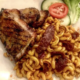 Grilled Chicken With Macaroni