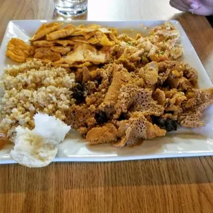 Delicious Ethiopian food, served by genuinely gracious staff!