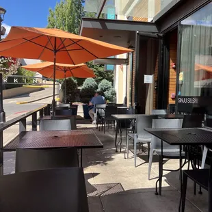 Outside for lunch